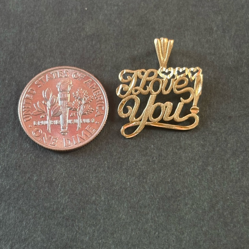 14k “I Love You!” Pendant